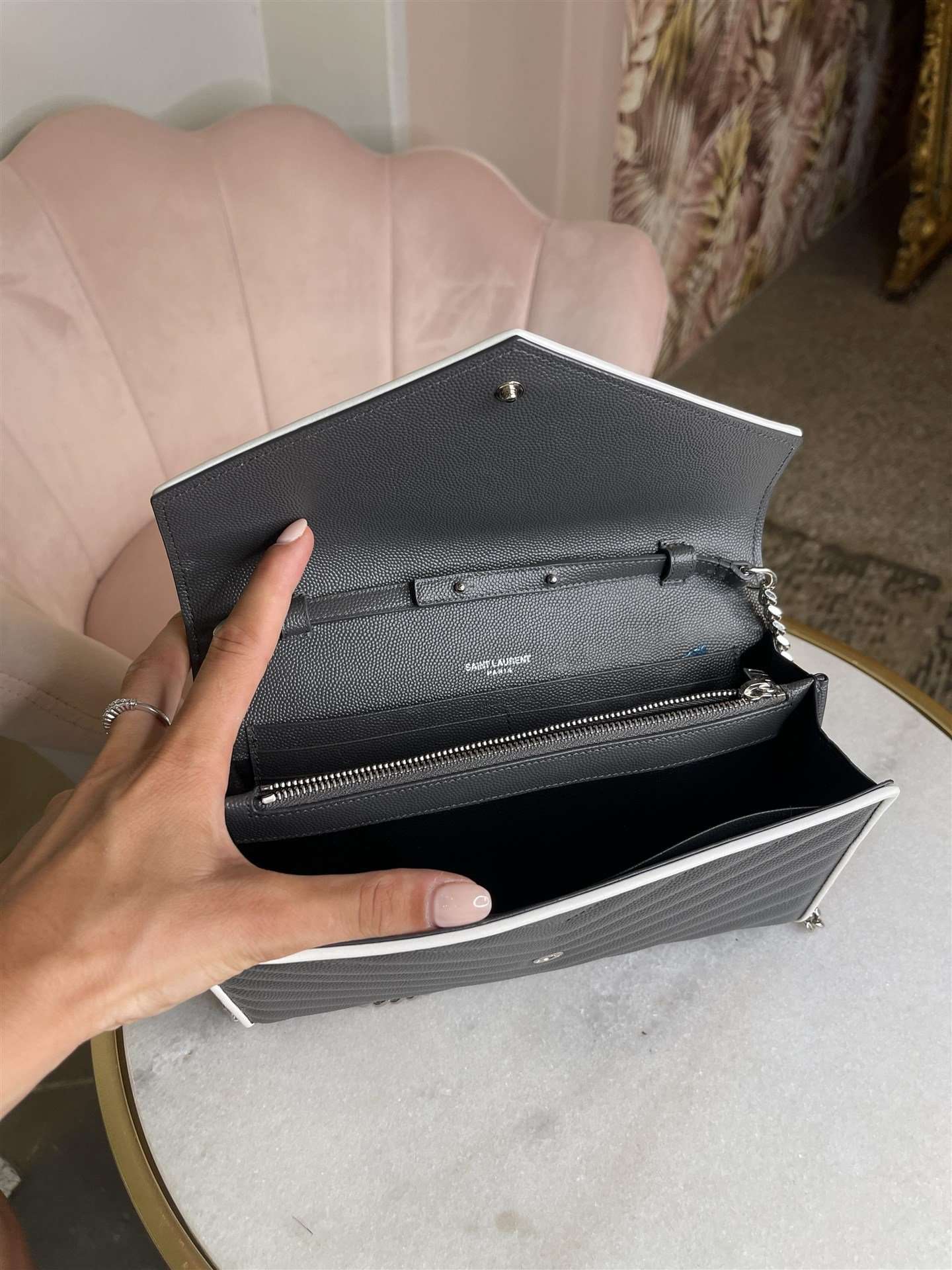 Saint Laurent Clutch Envelope - immagine 4